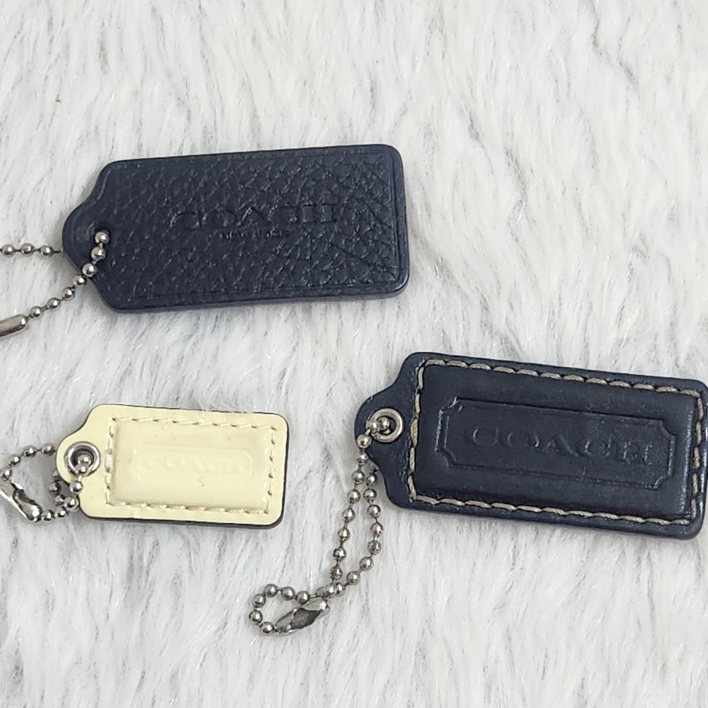 COACH HANG TAGS (Lot Of 3)